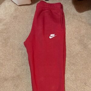 Nike vintage Red straight-legged sweatpants